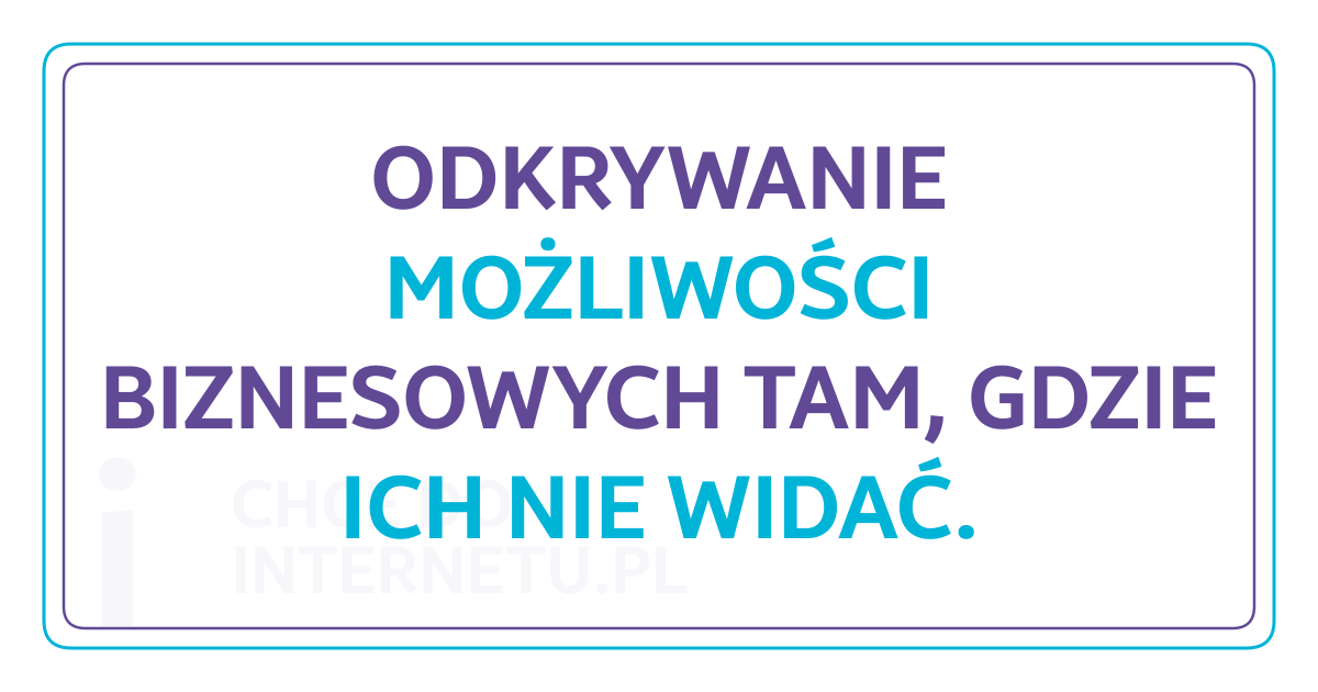 Odkrywanie mozliwosci biznesowych